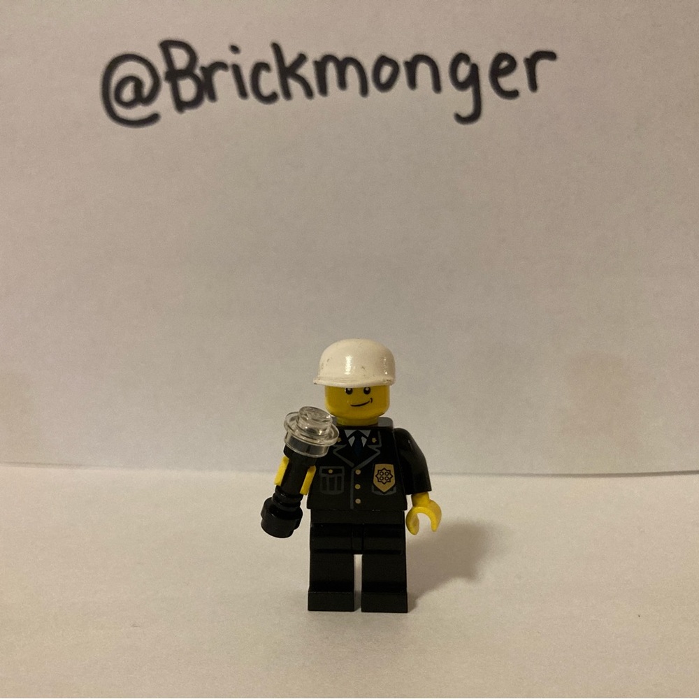 LEGO® City Police Officer Minifigure with Flashlight/Torch